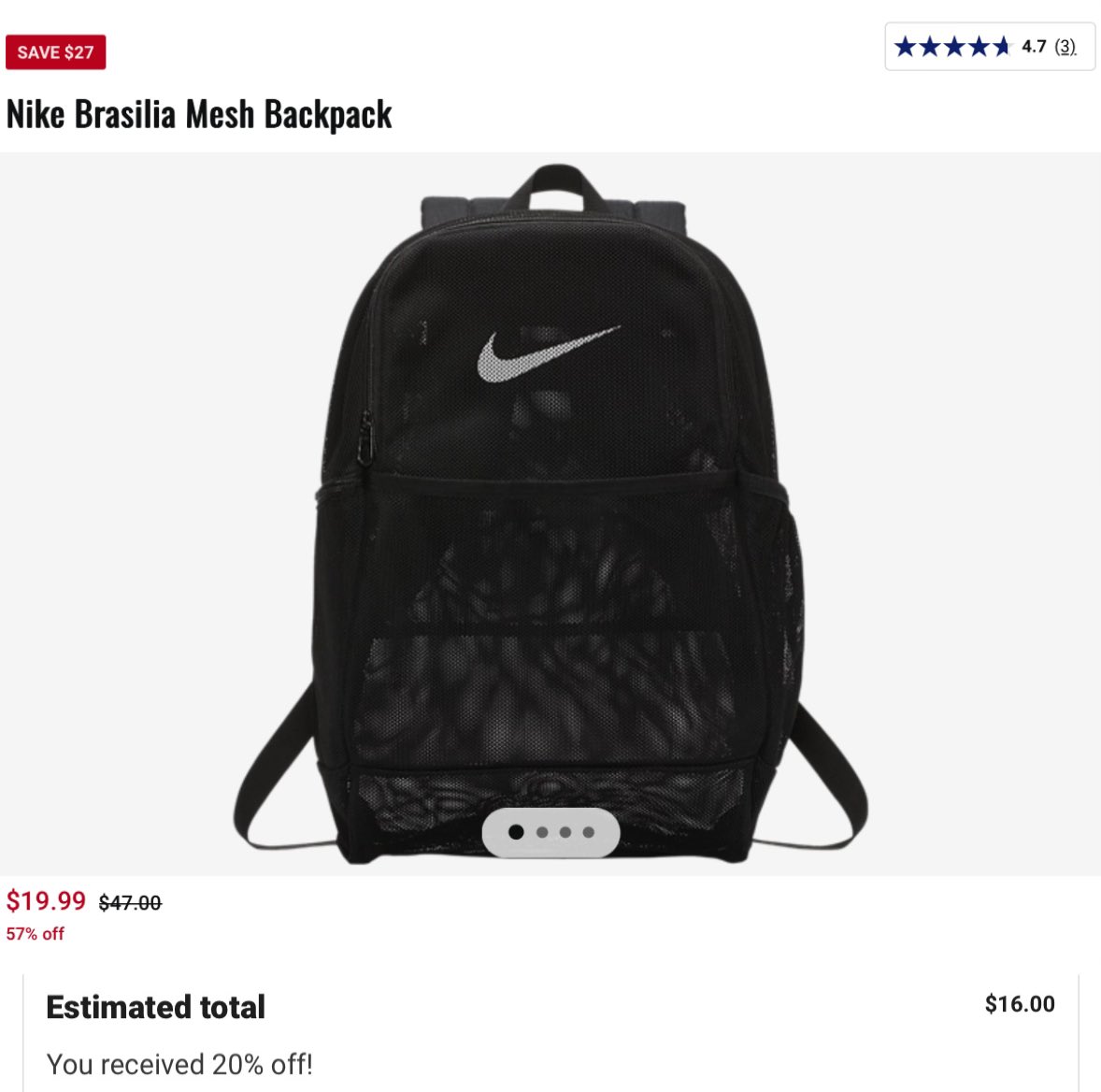 champs nike backpack