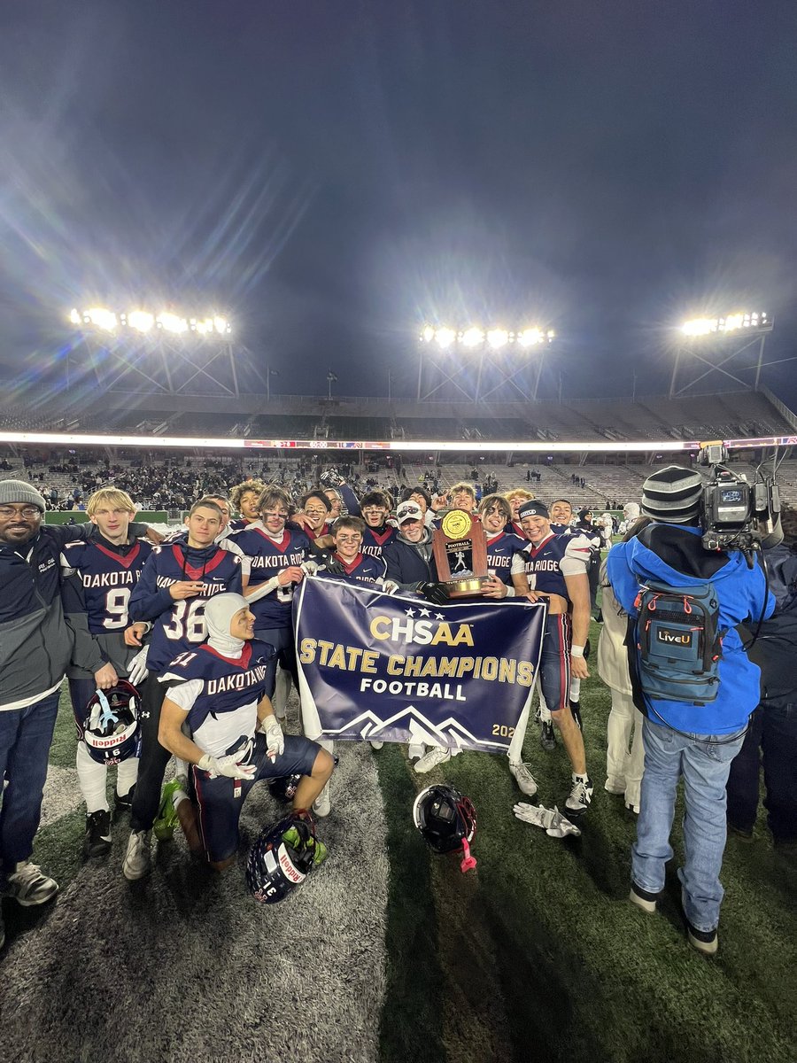 JackOfferdahl's tweet image. So blessed! #AGTG. Perfect 14-0, Colorado State Champs!! Love my DR brothers and Coaches. Humbled to be Selected 1st Team All-State, 3X 1st Team All-Conference, Team Defensive MVP. @drsofferdahl @DakotaRidgeFB @DRidgeCoachB1 @ProStarSports @CoachJoeWoodley @Coach_VasquezAJ