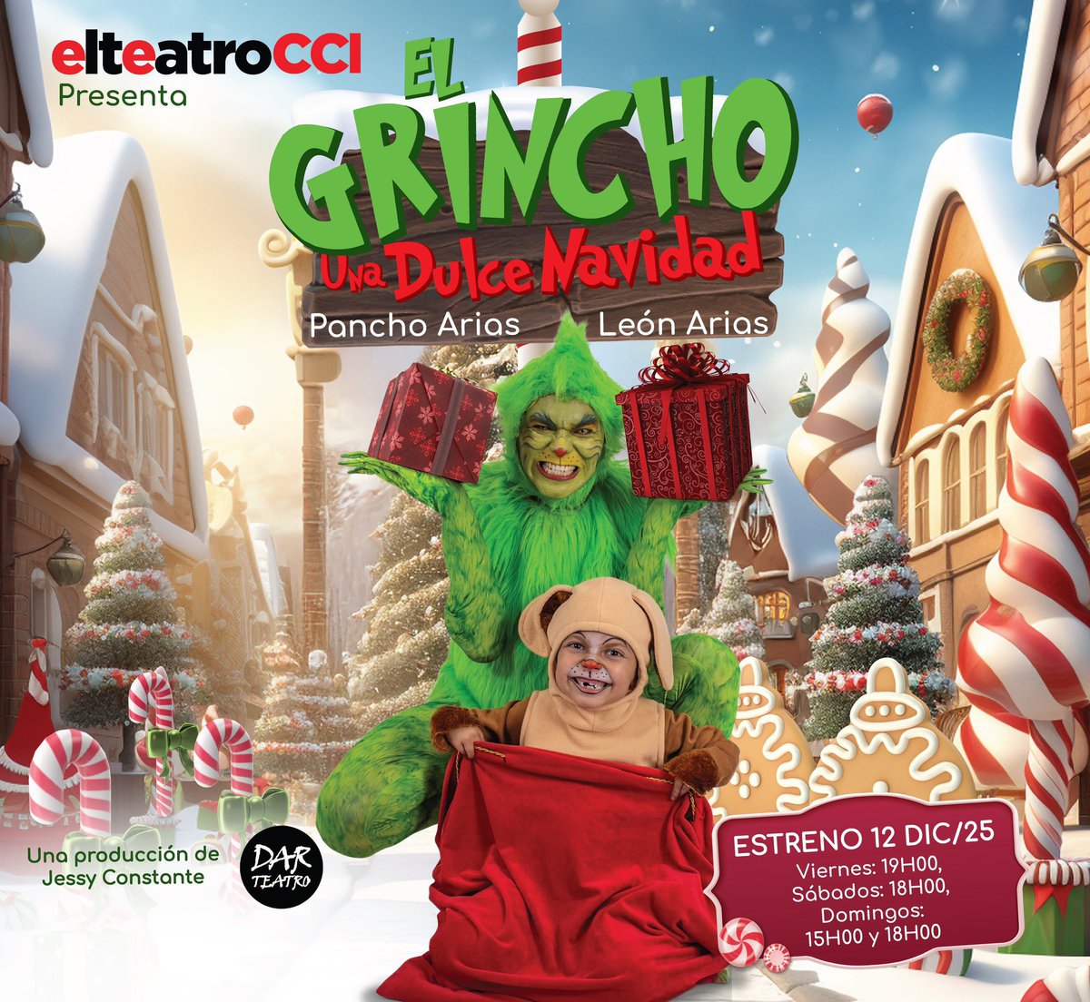 ¡La época más linda ya está aquí! ✨ Ven a vivir una aventura llena de magia, música y emoción en elteatro del <a href="/CCIQuito/">CCI-Centro Comercial Iñaquito</a> 🤩

📆 Viernes a las 19:00, sábados 18:00 y domingos 15:00 y 18:00
🌐 tickets.elteatro.com.ec | 📱 0995551854 | 🎟️ Boleterías