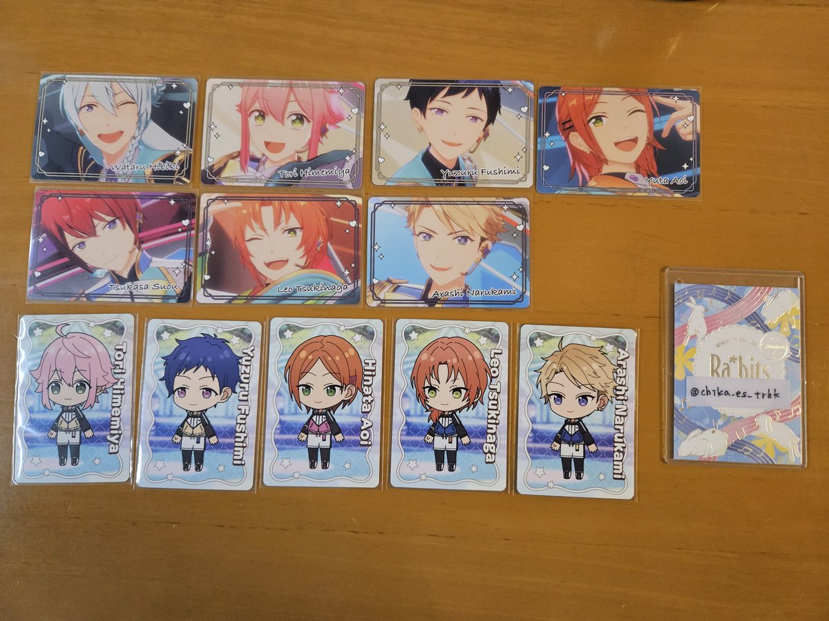 あんスタ交換】 あんスタチップス 2 カード 譲)等身:渉 桃李 弓弦 ゆう