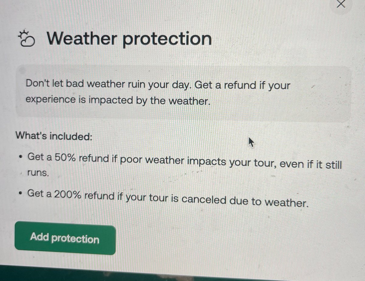 pentestingnoot's tweet image. Buying 10000 tickets to snorkel tomorrow morning bc I have better weather forecasting models than viator