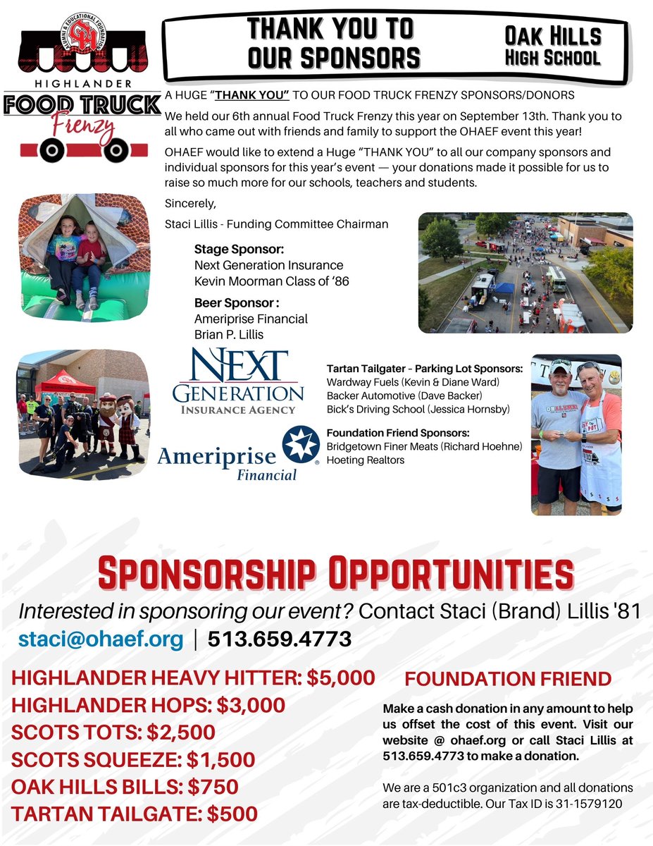 Oak Hills Alumni & Educational Foundation tweet media