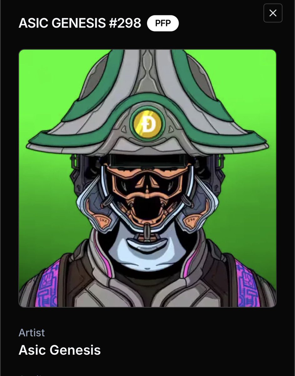 About to reach 300 <a href="/ASICGenesis/">ASIC Genesis</a> 

Man this was so good