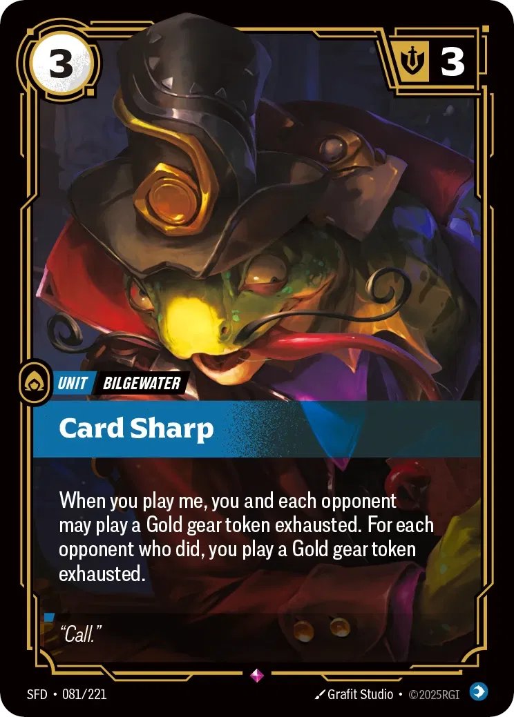 I think these are the most underrated cards in the set. You almost def play 3 of each in every blue deck. Gold is really really good, getting it for basically free is nuts. 2 drops with words are super premium.