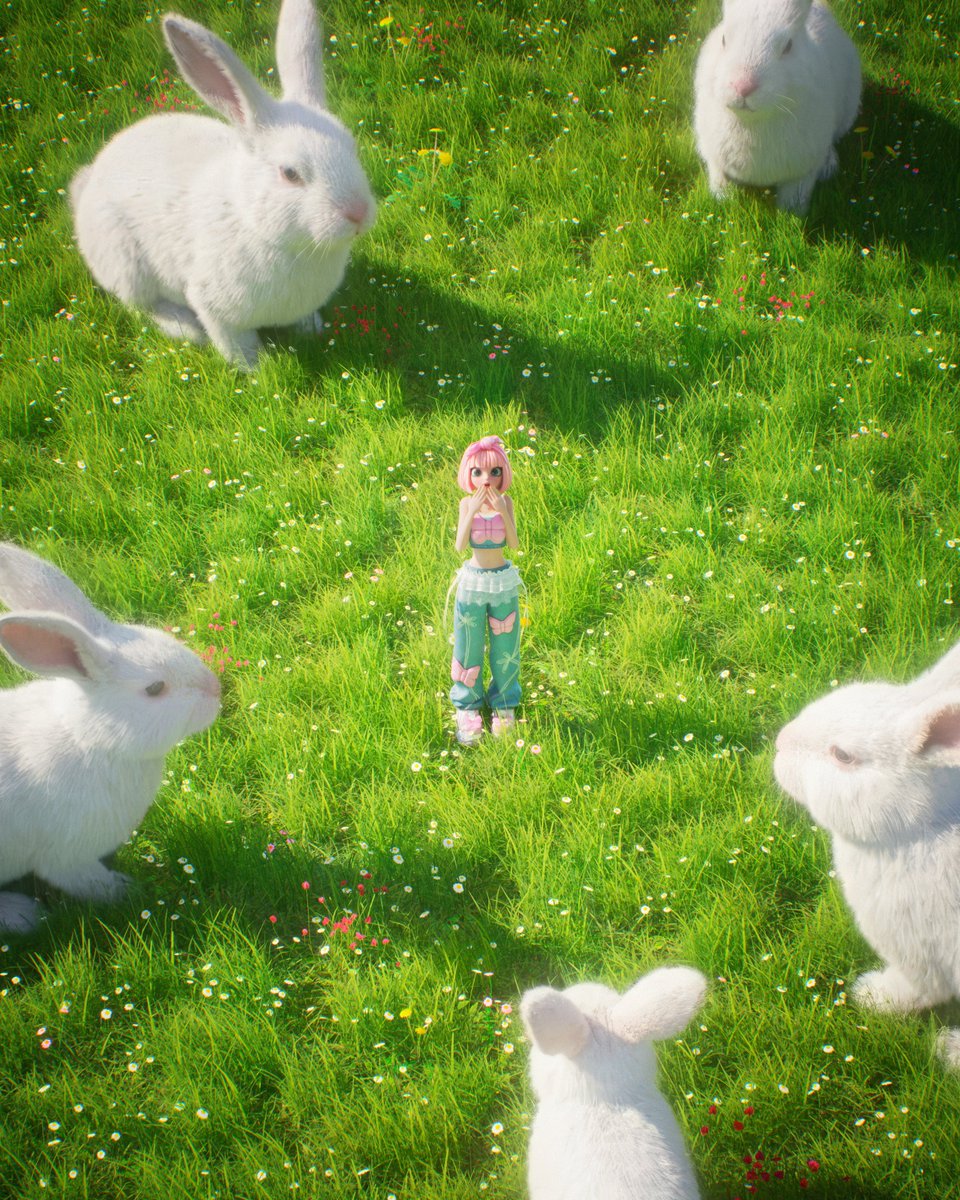 Apoki2's tweet image. among rabbits🐰
#APOKI #아뽀키 #アポキ