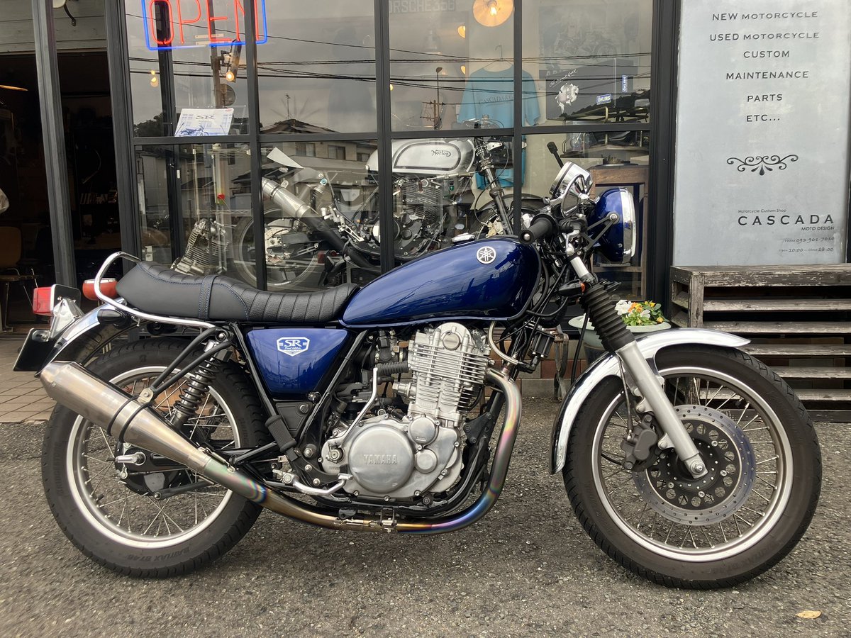 CASCADASR's tweet image. オイル交換・各部修理、ありがとうございました🙇‍♂️
#sr400 #カスカーダ #北九州 #yacoo