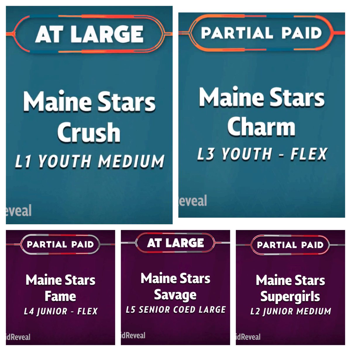 kenna16m's tweet photo. 5/6 Maine stars summit teams are SUMMIT BOUND after the very first competition!💜🩷 https://t.co/4gAExnVcvc