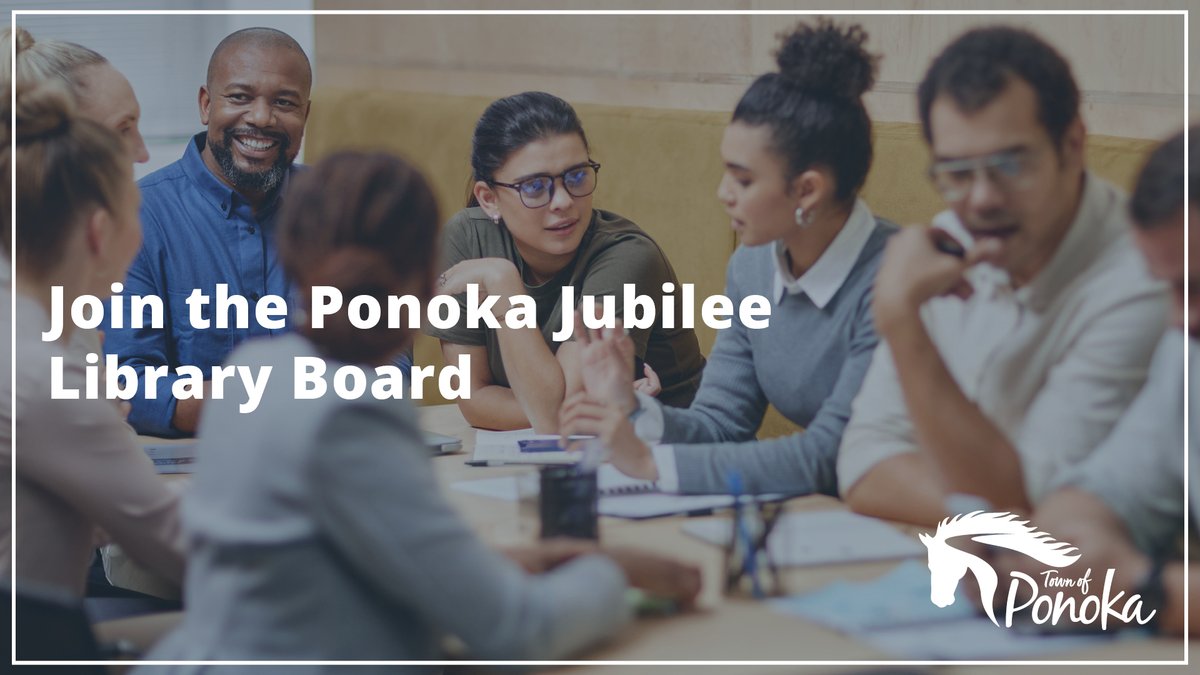 Applications are due this Wednesday, December 17.

The Ponoka Jubilee Library Board is seeking applications from enthusiastic and community-minded individuals to join the Library Board. 

Full details at ponoka.ca/p/board-and-co… #TownOfPonoka #Ponoka