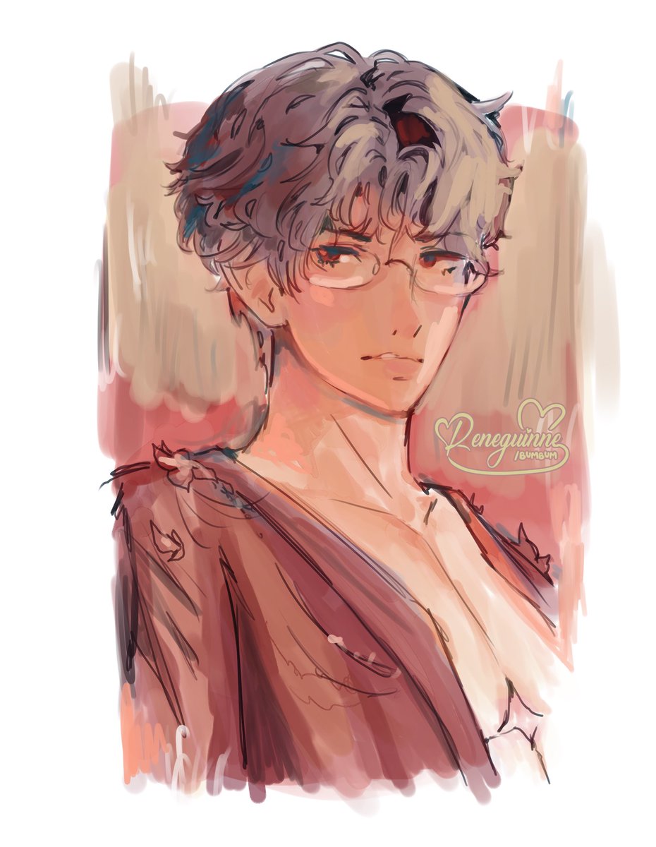Reneguinne's tweet photo. Day 2 of drawing Rafayel screenshots bc he is my pookie I love him and want to learn how to draw him
#lads #LoveandDeepspace #Rafayel #恋と深空 #ホムラ https://t.co/VfbBDFHIdq