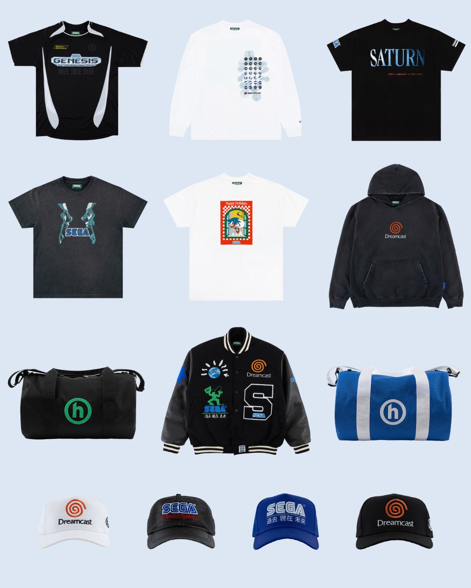 SEGA's tweet image. Just dropped: Hidden x SEGA Archive Collection featuring the Sonic Holiday Tee.
Shop items from SEGA’s past, present, and future.
hiddenppf.com/collections/se…