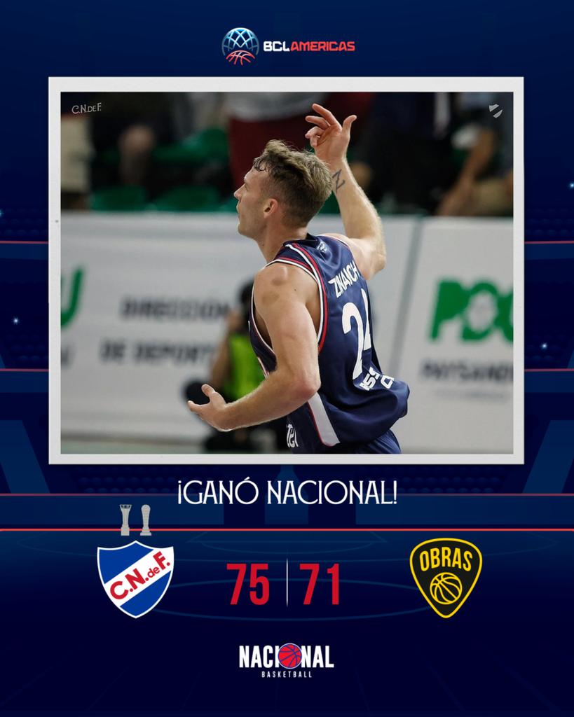 ¡𝗚𝗔𝗡𝗢́ 𝗡𝗔𝗖𝗜𝗢𝗡𝗔𝗟! 🔵⚪️🔴 

#Nacional 7️⃣5️⃣ - 7️⃣1️⃣ Obras Sanitarias