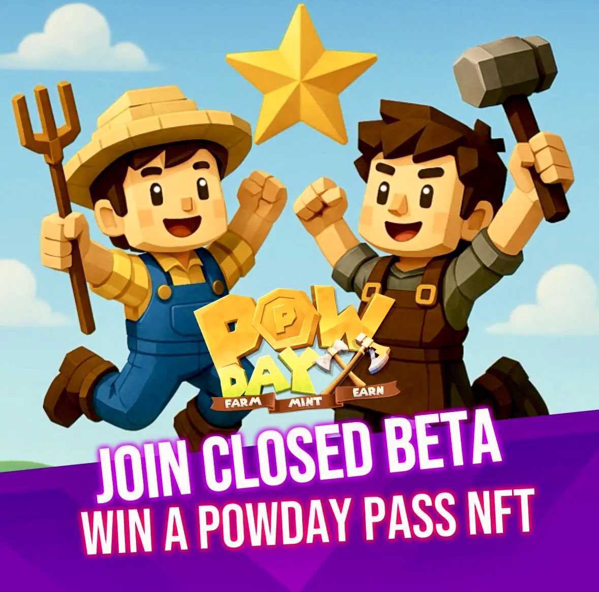 🔥 Win a 0.5 SOL NFT Every Day During Powday Closed Beta 🔥

Powday is currently running its Closed Beta, and players have a chance to win a Powday Pass NFT worth 0.5 SOL.

🎁 Daily rewards worth around $100.

This event is exclusive to Powday Discord members.

👉 Join our