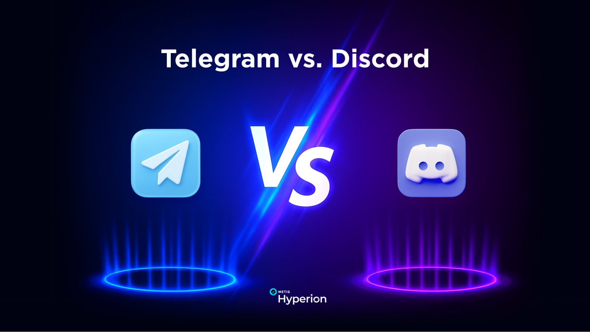 Telegram kini telah mencapai 1B+ pengguna dengan update yang cepat. 🚀

Discord menghadirkan ruang yang lebih terstruktur untuk keterlibatan jangka panjang.

Tapi, siapa yang jadi raja untuk komunitas Web3? 🤔

Cris mengupas pertarungan epik ini ➡️ f.mtr.cool/heozzniwvu