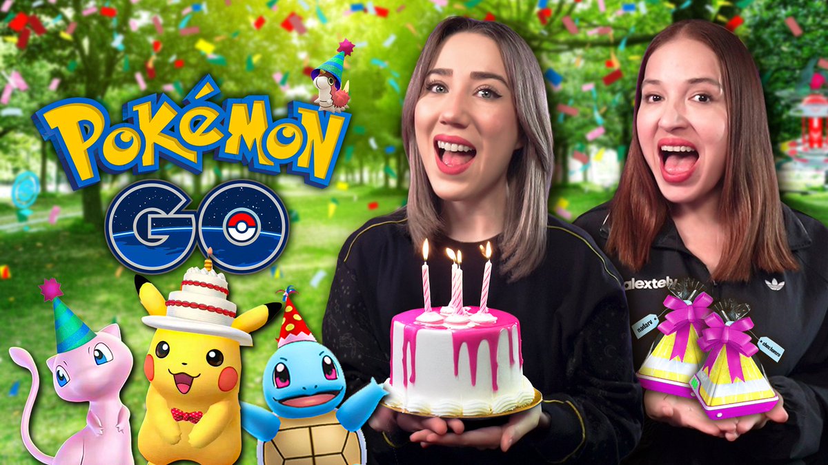 alextely's tweet photo. 🚨 NUEVO VIDEO EN YOUTUBE 🚨

✨ Pokémon GO en la VIDA REAL: creamos una MISIÓN ESPECIAL por el CUMPLE de Alex 🎂
➡️ https://t.co/keHroXPO0s

Tu ❤️ Like y 🔁 RT nos apoya muchísimo. https://t.co/ojmH1qaiEZ