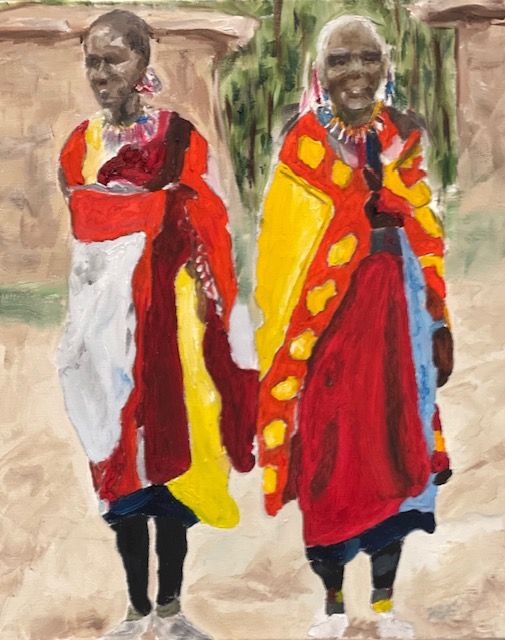 RGF52's tweet image. Art of the Day! "Two Masai Women". Buy at: ArtPal.com/robertgfishman…