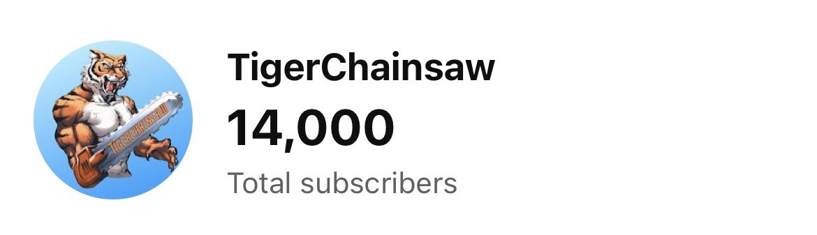 I’ve only posted two videos in the last 5 months but still had a lot of new subscribers. I promise I’m coming back in 2026 with plenty of content! Thank you for the support and helping reach a new milestone! 

🐅⛓️🪚