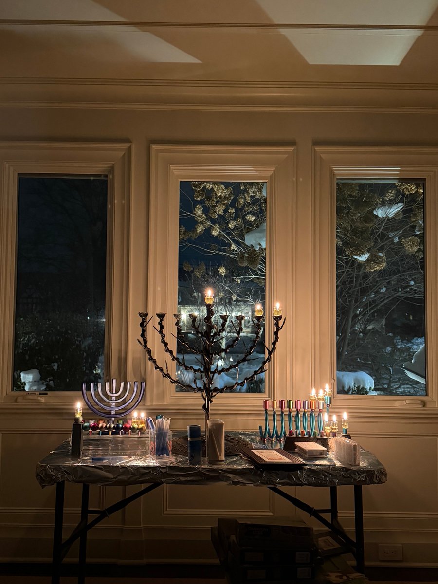 The ultimate light illuminating the cold dark world throughout the generations ❤️#Chanukah