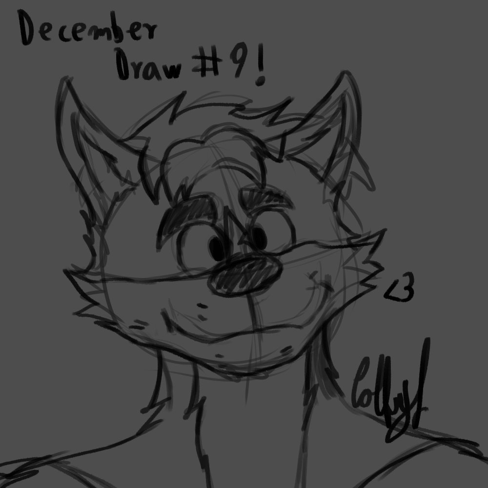 December Draw 9 pal <a href="/Daizer_The_Wolf/">★-Daizer-★</a>  <3

 #art #artist #drawing #draw #fanart #furryartist #furry #fursona