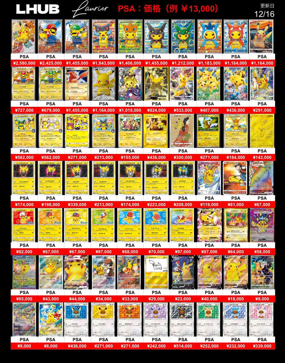 🔥PSA×シングル×BOX🔥 📈高価買取表！！ 🈺14:00〜20:00 大量募集