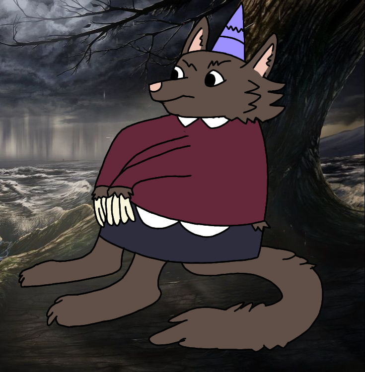 Werewolf Hedgehog 🐺🦔#SummerCampIsland #cartoo #Fanarts #Werewolf #furryartist