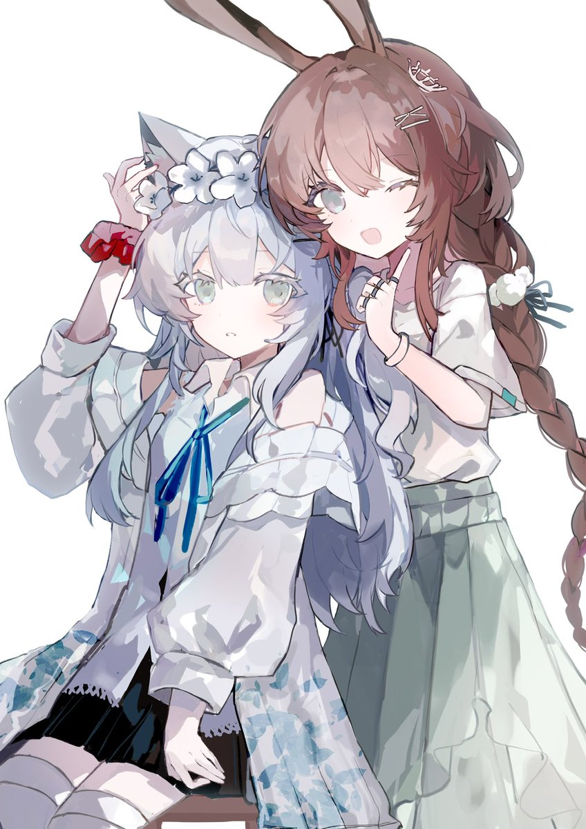 #アークナイツ
ロスモン&amp;アーミヤ