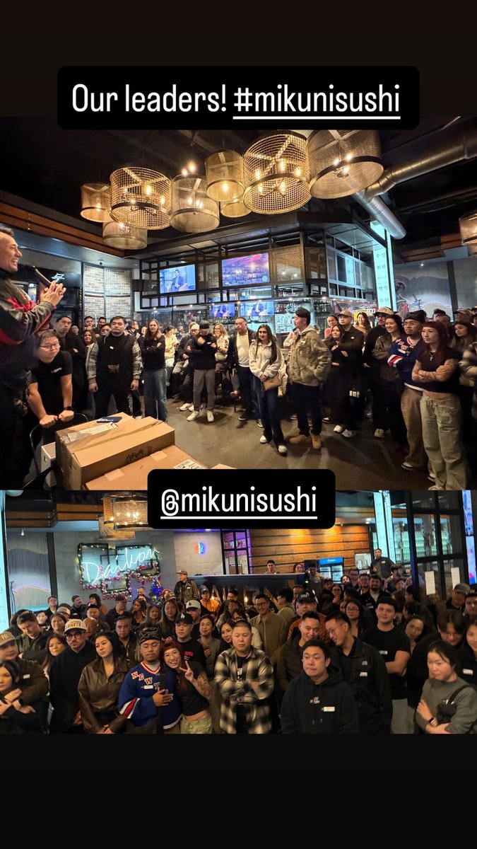 MikuniTaro's tweet image. I love my family, I love my friends, and I love my team. Most of all, I love our God who created us all! ❤️ What a blessing it is to celebrate with loved ones! 🎉 #MikuniSushi #BlessedLife