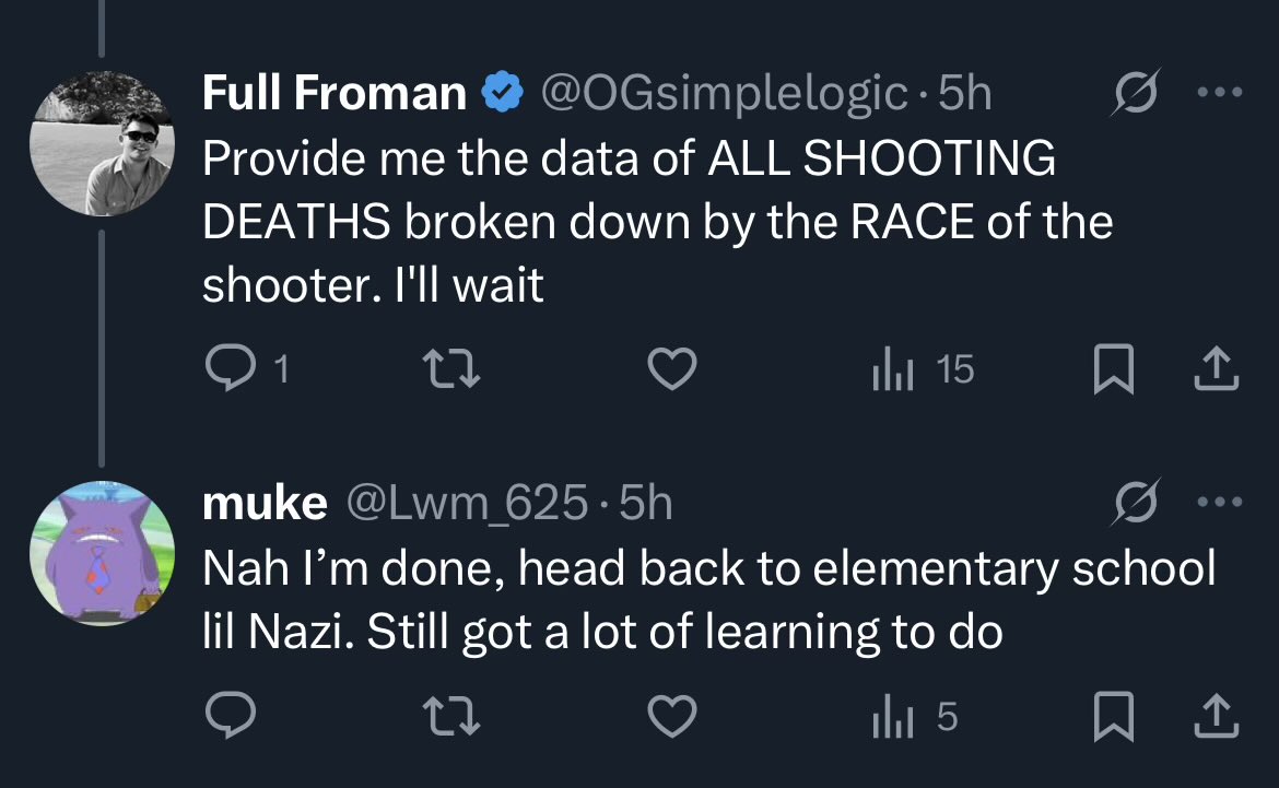 OGsimplelogic's tweet image. Liberals….