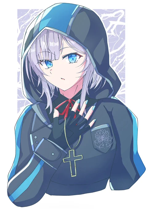 #すぅあーと フードを被ったカッコいいすーちゃん