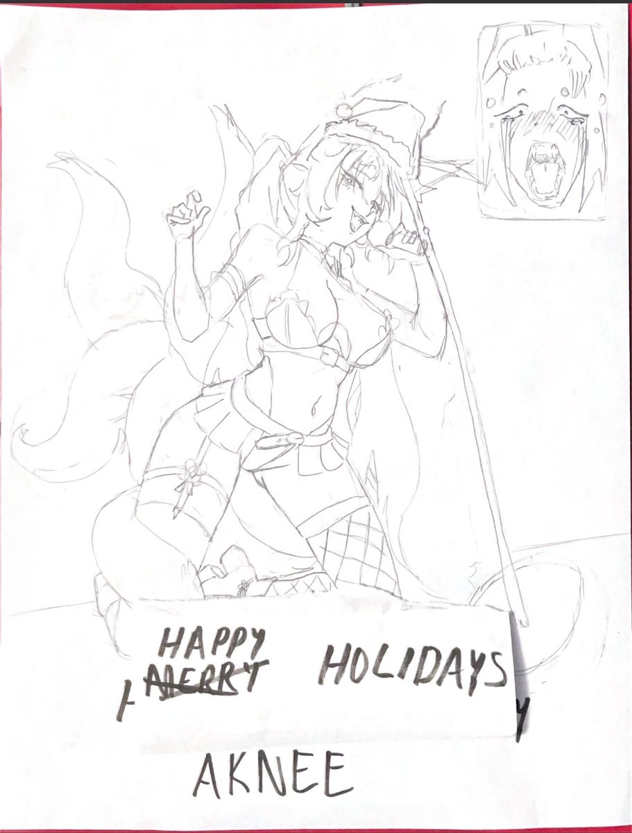 MarkManPorty's tweet photo. @boobsartist_r34 
Why so jolly knee
Aknee
Happy Holidays knee https://t.co/sMyrBzypDU