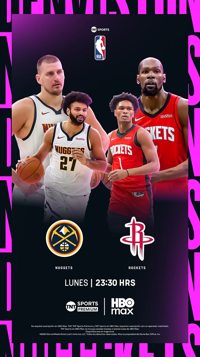 Se viene un PARTIDAZO en el Oeste.

Ya estamos en vivo junto a <a href="/cabezadelfino/">Carlos Delfino</a> y el Coach Carlos González en HBO Max, TNT y TNT Sports con el duelo entre Denver y Houston.

#NBAxTNTSports