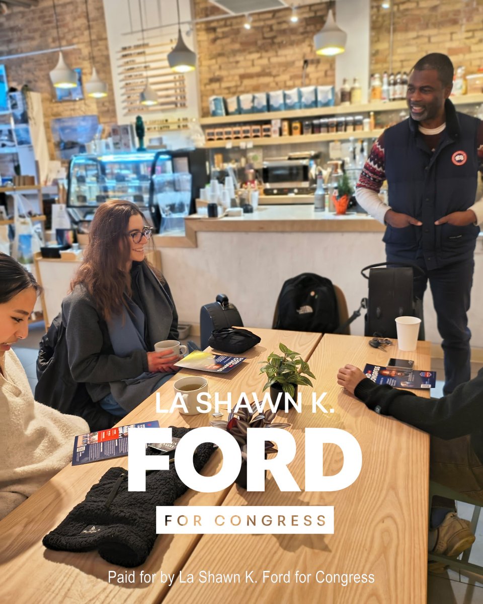 ford4congress's tweet photo. Talking with residents, students, and small business owners across the 7th District about housing, public safety, education, and jobs. These issues are showing up in people’s daily lives, and they deserve serious solutions. Part2 #FordForCongress #IL07 https://t.co/zKVSfaZEHS https://t.co/YWWtsBa53G
