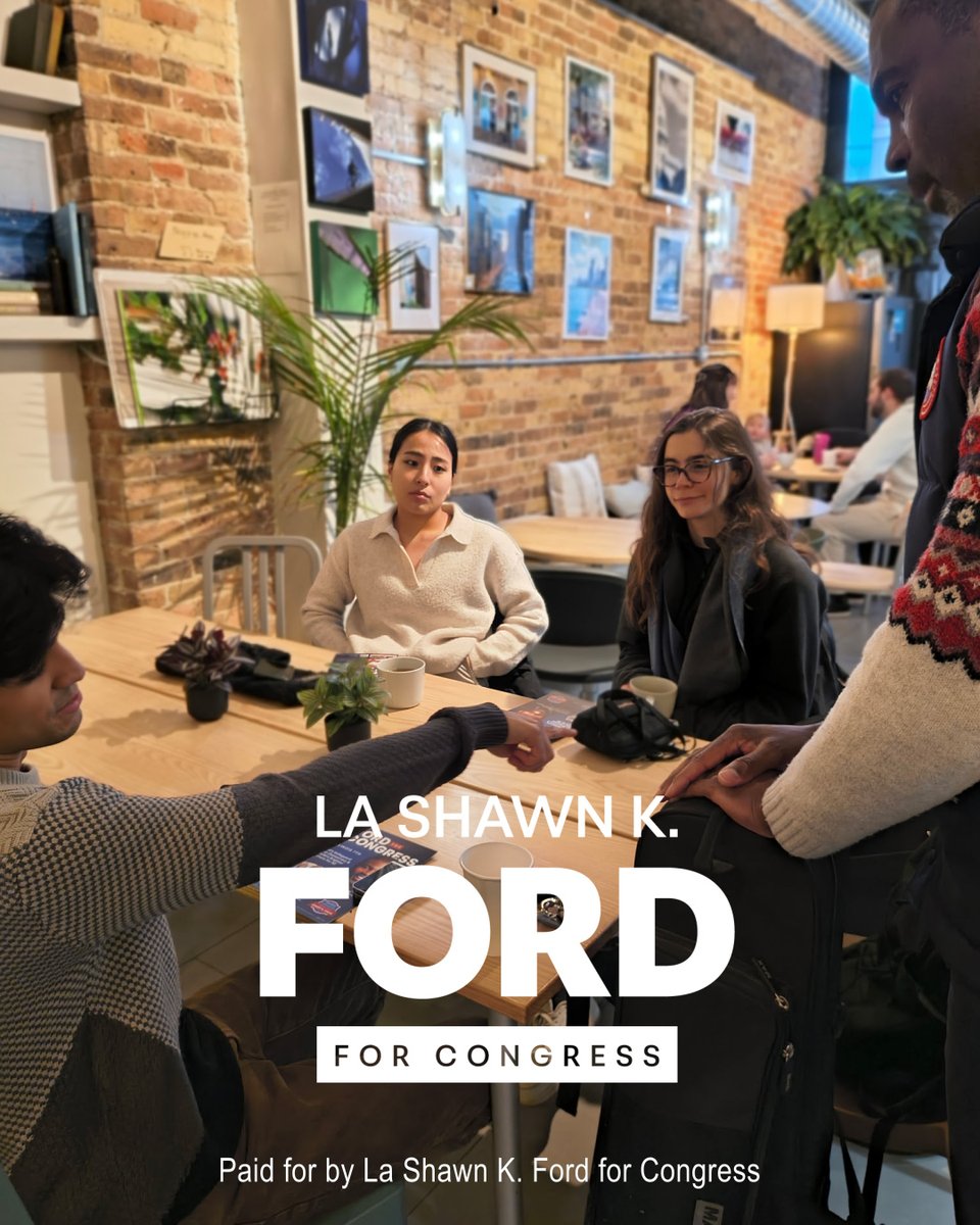 ford4congress's tweet photo. Talking with residents, students, and small business owners across the 7th District about housing, public safety, education, and jobs. These issues are showing up in people’s daily lives, and they deserve serious solutions. Part2 #FordForCongress #IL07 https://t.co/zKVSfaZEHS https://t.co/YWWtsBa53G