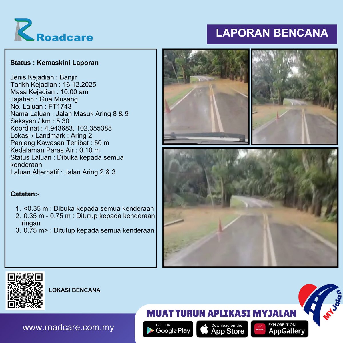 Roadcare Gua Musang tweet media