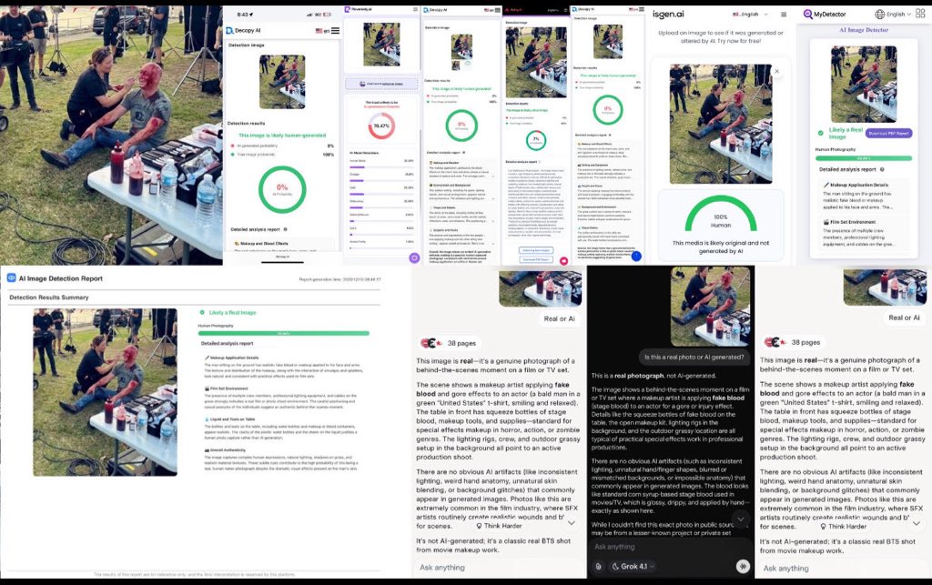 Ai doesn’t add in local Woolworths water bottles. 😄
It’s a photo from North Bondi grassy knoll before the event. 
It’s real.