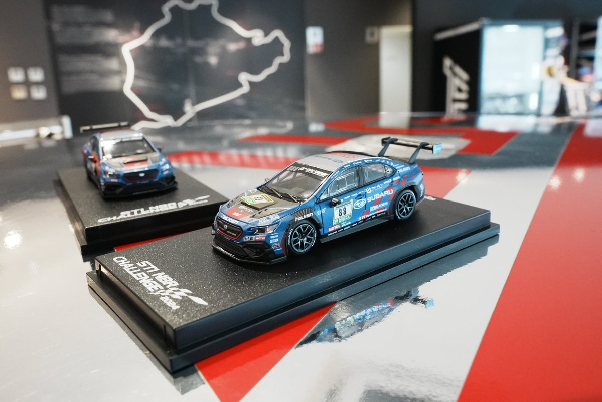 KYOSHOさまより、SUBARU WRX NBR CHALLENGE 2023/2024/2023テストカー