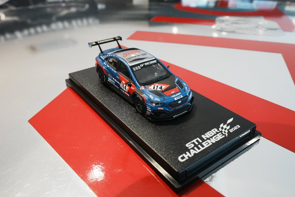 KYOSHOさまより、SUBARU WRX NBR CHALLENGE 2023/2024/2023テストカー