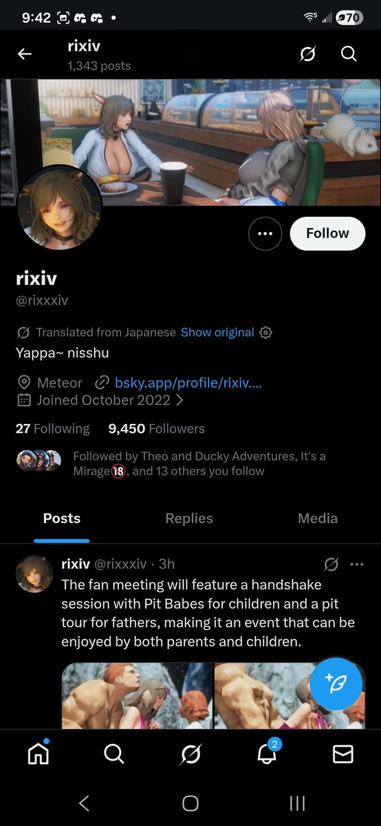 RubyMhilaj's tweet image. @/rixxxiv is posting literal gpose pdfilia of their character getting railed while holding hands with a child npc

Don't look, just block

Maybe bully them off the platform, idc