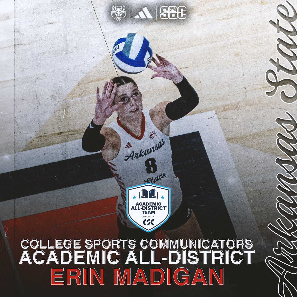 Arkansas State Volleyball 🏐 tweet media