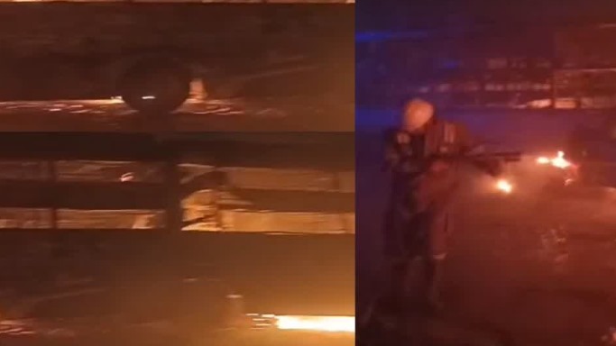 Horror on Yamuna Expressway 🚨 7 buses &amp; 3 cars collide, massive fire breaks out 🔥 4 people burnt alive, over 25 injured 😢 Rescue teams rush to spot
#BreakingNews #India #YamunaExpressway #RoadAccident #FireAccident #Tragedy #DisasterUpdate #LatestNews #NewsAlert #UP