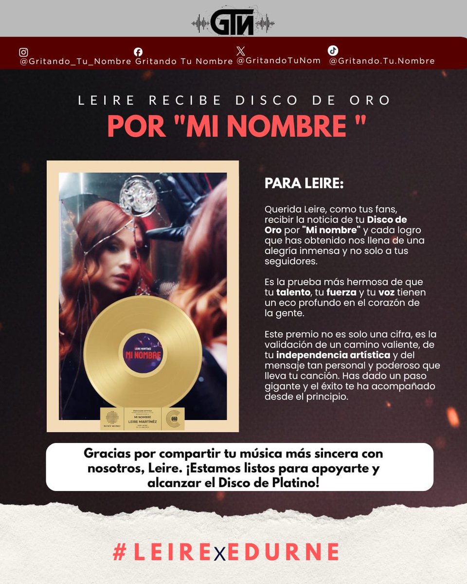 Gritando Tu Nombre tweet media