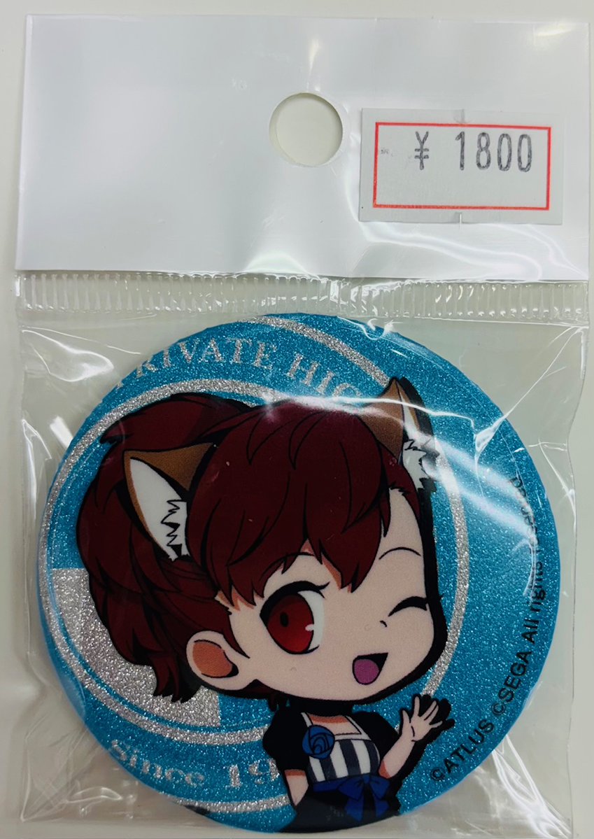 info＞ #ペルソナ3 ナンジャタウン グリッター缶バッジのハム子さん