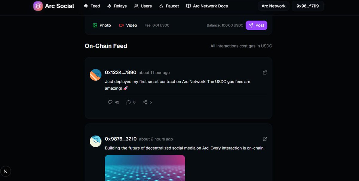 e_wallets14501's tweet image. Building decentralized communication on the Arcnet network.
#Arcnet
#ArcNetwork
#DecentralizedCommunication
#OpenProtocol
#ArcnetBuilders
#BuildOnArc
#OpenSource
#DecentralizedSocial
#Permissionless
#ArcnetAI
#ArcEcosystem
#Web3Innovation
#FutureOfWeb3
#CryptoBuilders