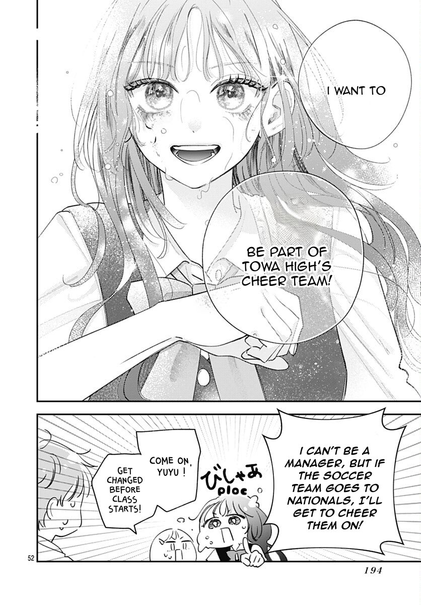 just read the first chapter of yell girl and l how yuyu’s character! she’s so passionate about cheer and has a good heart to her 🤍