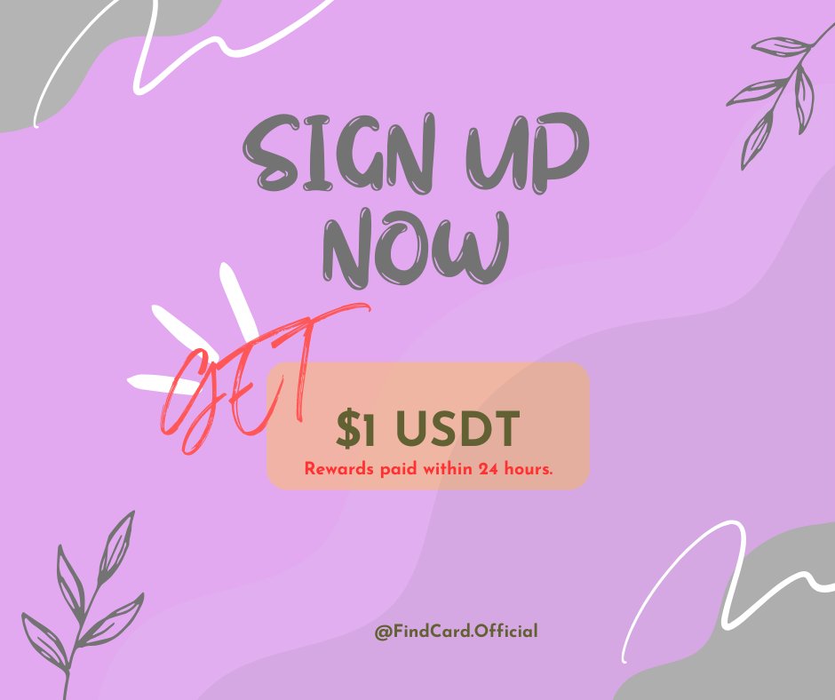 Find_Card's tweet image. 💰 $1 USDT bonus for new users!

📥 Download and register now 🚀

➡️findcardapp.com/?platform=2
#findcardapp #EarnMoney #usdt #cardsforcash #cryptocurrencynews