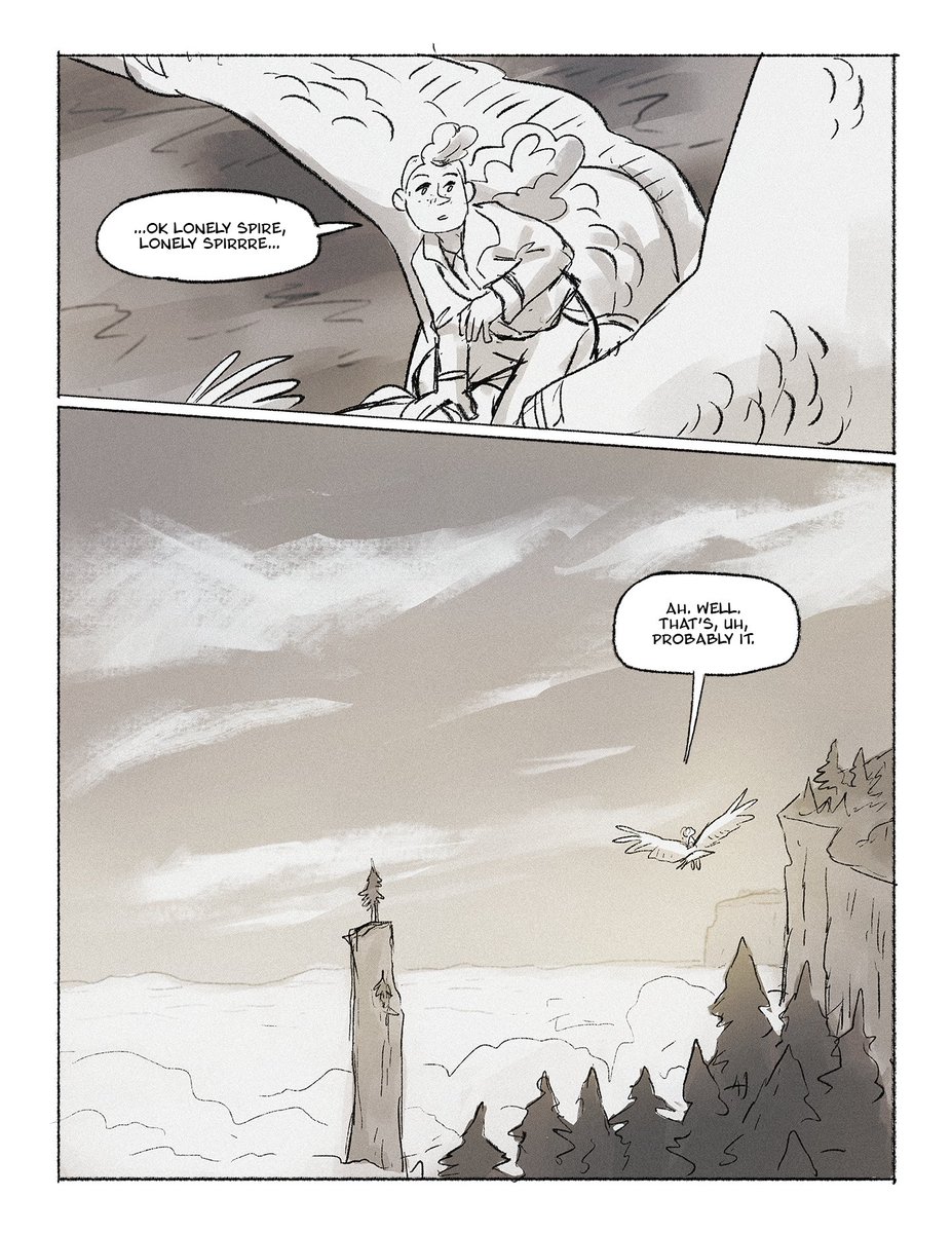 BarnLarn's tweet image. A few pages from a new location in the upcoming chapter 3 :)