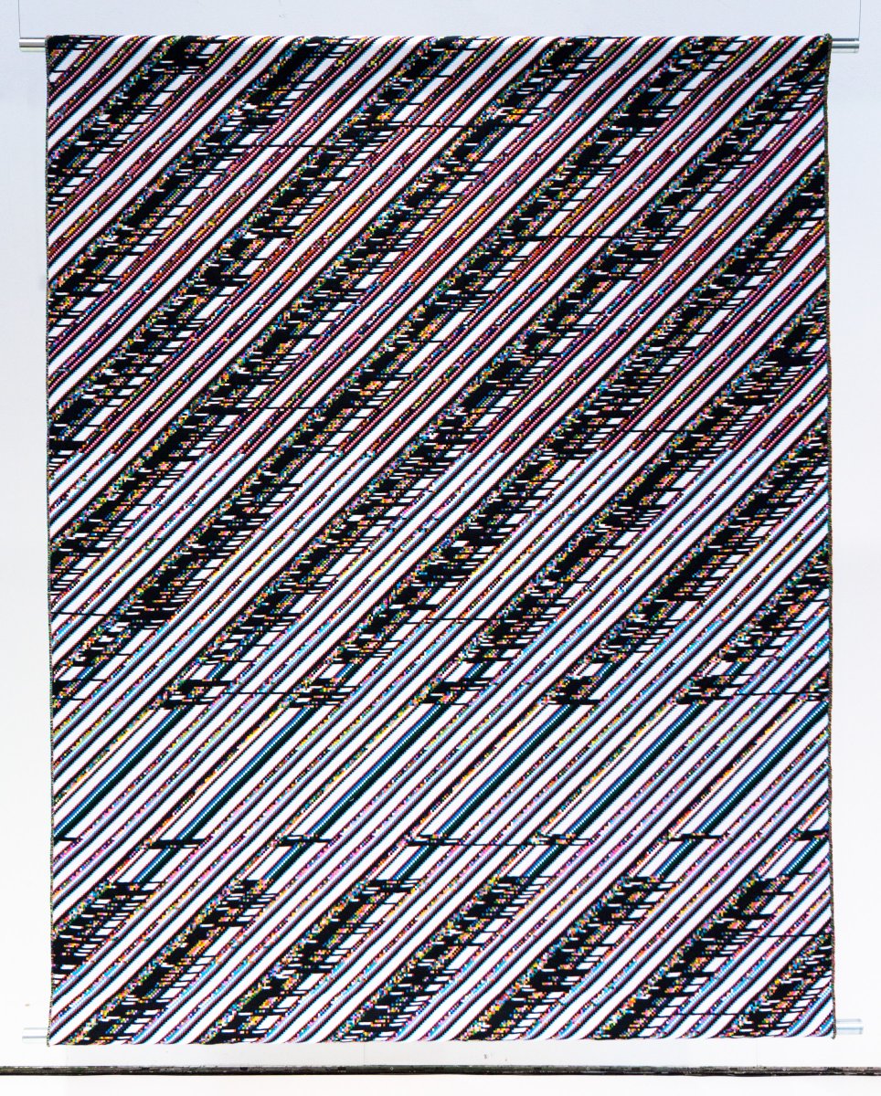 pixelform's tweet image. Vestigial Data

1. FOUND003 FILE0001 XAE 121RGB 383px 02 - Detail
2. FOUND003 FILE0001 XAE 121RGB 385px 04 - Tapestry

phillipstearns.com

#datavisualization #generativeart #textileart #digitalart #processing #phillipstearns