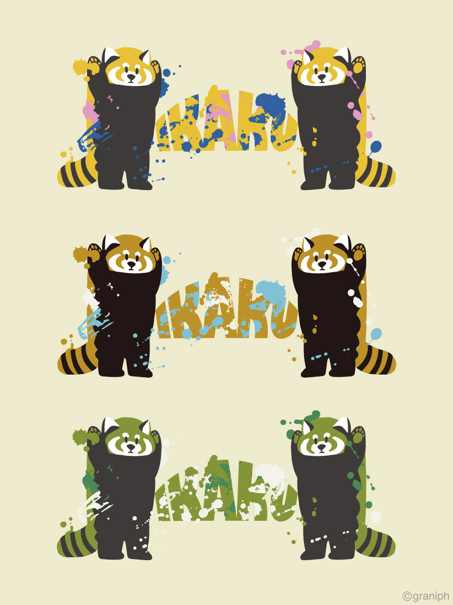 毎日イカク🎨
今日はカラフル！
あなたはどのカラーのイカクが好き？🎨

#イカク #グラニフ東京