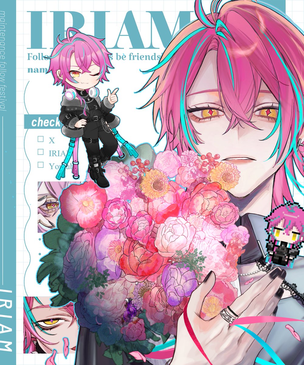 IRIAMメンテ中のフォロー祭り️ Spice所属 μ (みゅー) ﾃﾞｽ😈ᩚ 📢 今日