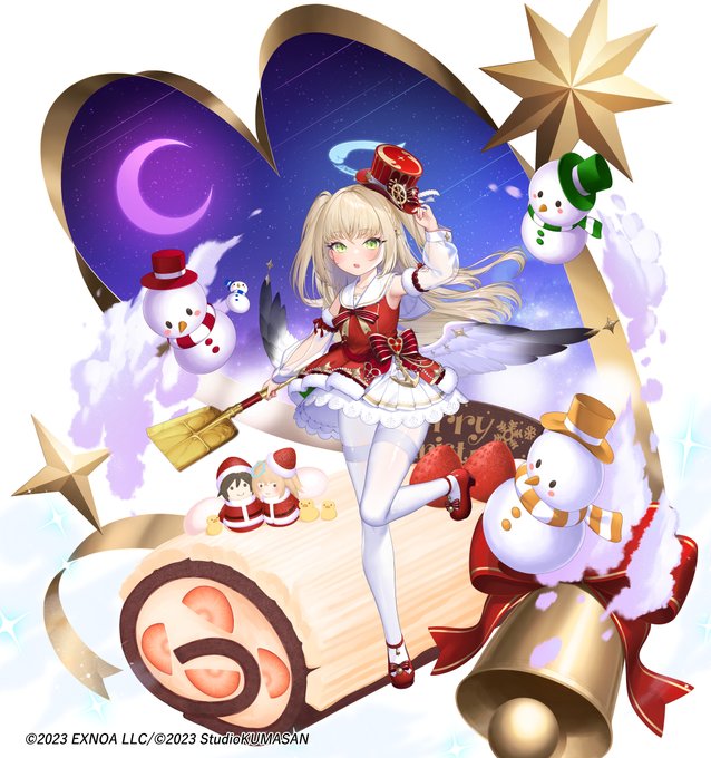 ティンクルスターナイツにて『Xmasナミエル』のイラストを担当しました
#クルスタ 