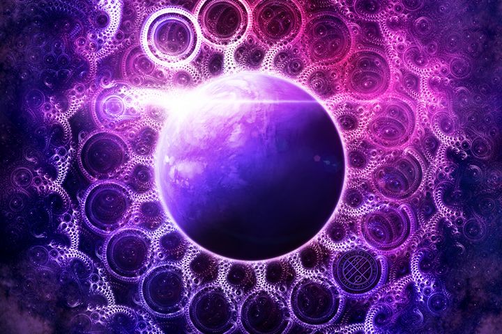 Art of the Day! "Ultra-Violet Deep Space Dreamer". Buy at: ArtPal.com/jayaprime?i=10…